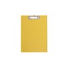 MAUL 2335213 A4 Portrait Clipboard with Foil Cover - Yellow