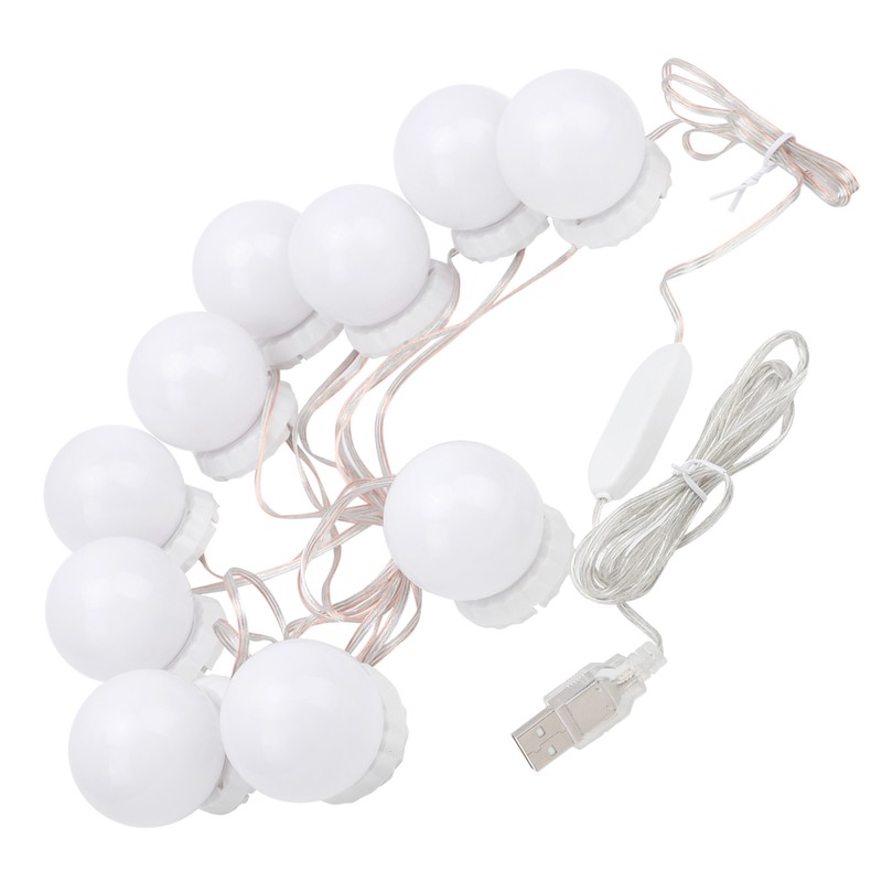 LED Mirror Lights Kit Stick on 3 Color Temperature Makeup