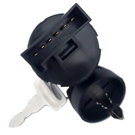 GLENPARTS 6 Pins Terminal Ignition Key Switch Replaces for Polaris Trail BOSS 330 2004 2005 2006 2007 ATV Trail Blazer 250 Ranger Crew RZR 4 XP S Pro RMK Off/on/Start 3 Position