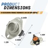 S1-02535380000 Furnace Thermostat L140-30F Limit Switch Compatible with York Coleman