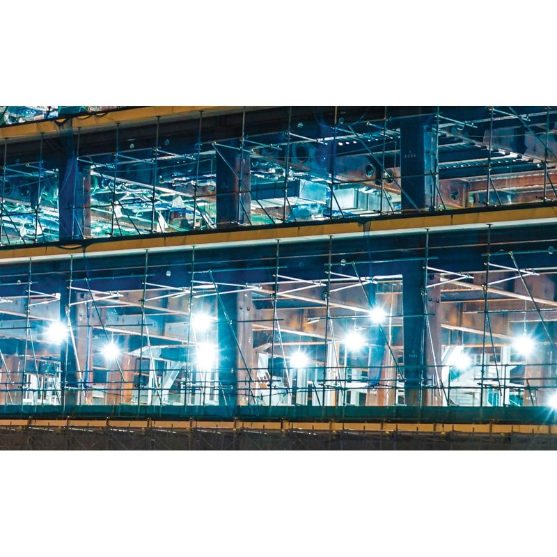 Satco S38946 Hi-Pro High-Lumen LED Temporary Work Light, 5000K, White,