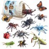 Bug Toys Figurines VOLNAU 12PCS Insect Animal Figures for Kids