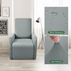 FUANGUI Recliner Chair Cover 4 Pieces, Small Recliner Cover for
