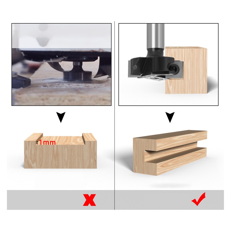 Spoilboard Router Bit 4 Flute 1/2 Shank High Carbon Steel