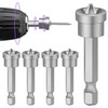 ZeriLion 5Pcs Magnetic Drywall Screw Setter Bit Set - 50mm