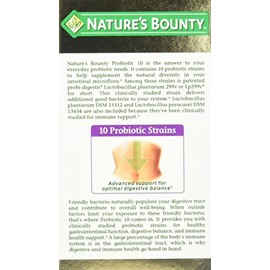 Nature's Bounty Ultra Strength Probiotic 10, 140 Capsules