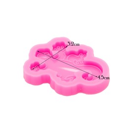 Angel Wings Cute Four-legged Snake Shape Reusable Food-grade Silicone Molds Non-stick DIY Chocolate Biscuits Candy Desserts Gum Paste Ice Cream Fondant Mold Crystal Jelly Pudding Cupcake Baking Mold