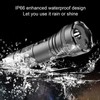LED Flashlight Camera 1080P IP66 Waterproof 5 Lighting Modes Flashlight