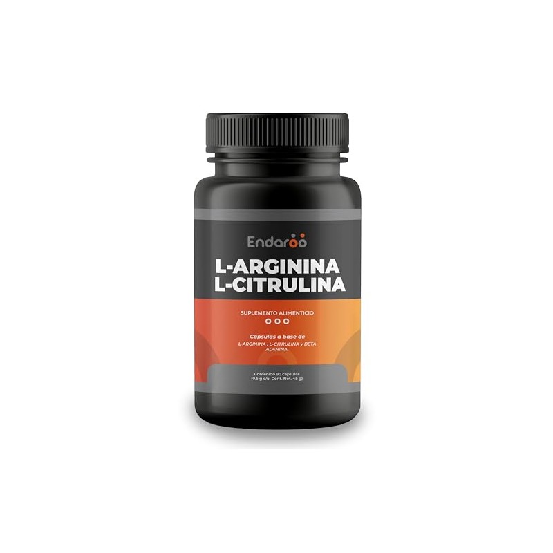 Citrulina Arginina Suplemento Alimenticio Cápsulas Energía Desempeño Físico