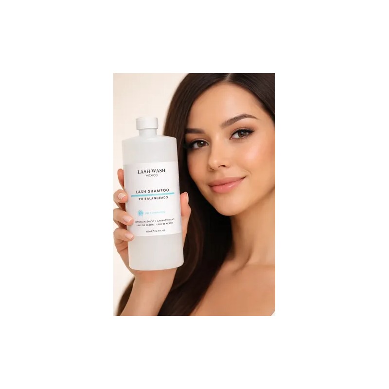 Lash Shampoo 500ml Hipoalergénico Con Manzanilla