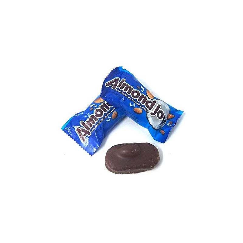 Almond Joy Bars, Milk Chocolate Coconut Filled Snack Size Treats,