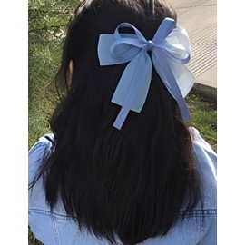 GFun Ribbon Hair Accessory, Hair Clip, Hair Ribbon, Kids, Large, Hair Ornament, Hair Arrangement, Recitals, Kindergarten Entrance Ceremony, Purple