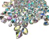 200PCS Crystal Gems AB Acrylic Flatback Sew On Diamante Rhinestones