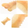 Outanaya Thickened Handmade Cleat Horn Comb for Scalp Massage Static