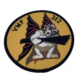 VMF-312 Checkerboards Patch- Plastic Backing