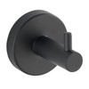 WENKO Uno Bosio Wall Hook Black Matt - Towel Hook,