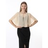 Soft Capelets capes Shawls and Wraps for Dress Chiffon Shrug