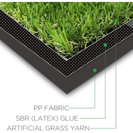 Artificial Grass Turf Lawn - 6FTX14FT(84 Square FT) Indoor Outdoor Garden Lawn Landscape Synthetic Grass Mat