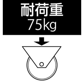 Esco (Sega) 75 mm/M10 Casters (Free Hardware Screw) ea986hv – 2