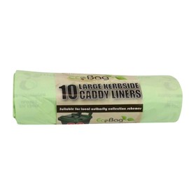 Citystores® EB 30 Litre 10pk Caddy Bin Bag Compostable Biodegradable Compostable Biodegradable Food Waste Bags 2607 (1)