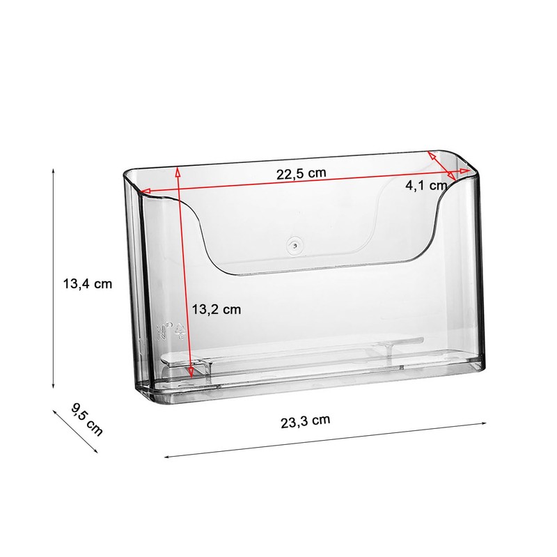ogoPLUS Brochure Stand DIN A5 Landscape Format / Brochure Holder