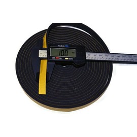 ACCORDION BELLOWS REPAIR SEAL TAPE ROLL ITALIAN MADE SELF ADHESIVE 16 FEET ROLL SIZE: (10MM WIDE X 4MM THICKNESS)