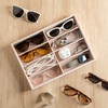 Frebeauty 8-Slot Sunglass Organizer Tray,Sunglass Holder for Drawer