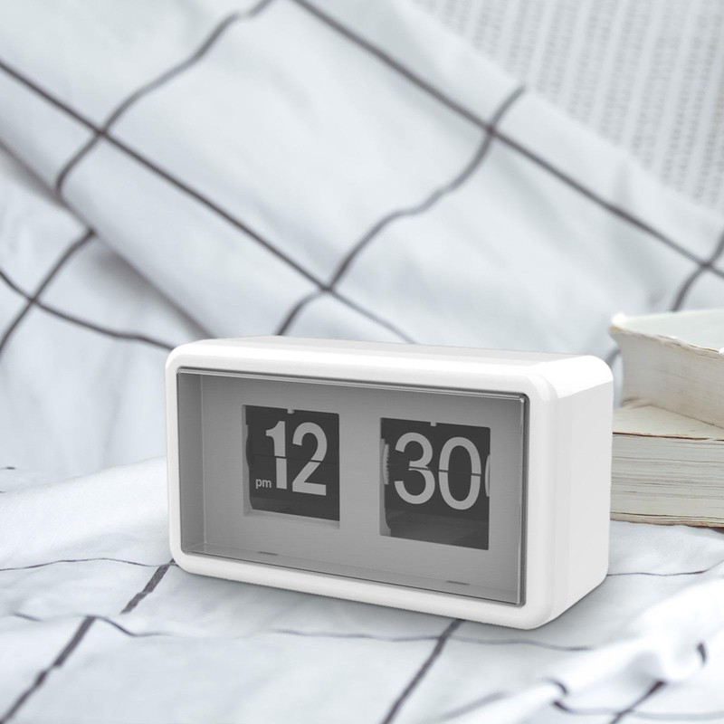 WeiLaiKeQi Flip Auto Clock Flip Desk Clock Mute Shelf Decoration