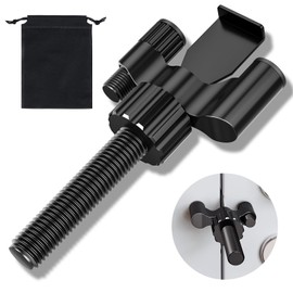 1PCS Portable Door Lock Upgraded,Heavy Duty Adjustable Portables Door Lock for Travel, Portable Security Door Locks Devices for Home,Hotel,Dorm,Additional Security and Safety