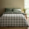 Catherine Lansfield Stag Check Reversible Single Duvet Cover Set with