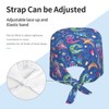 Cute Funny Anime Dinosaur Dino Space Galaxy Blue Working Cap