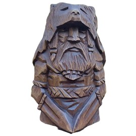 YQkoop Norse Gods Statues - Odin Thor Tyr Ulfhednar Statue Norse Viking Mythology Figurines Nordic Pagan Resin Ornaments Art for Home Office Decoration (Ulfhednar)