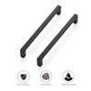 Ravinte 10 Pack 6-1/4 inch Hole Centers Matte Black Cabinet