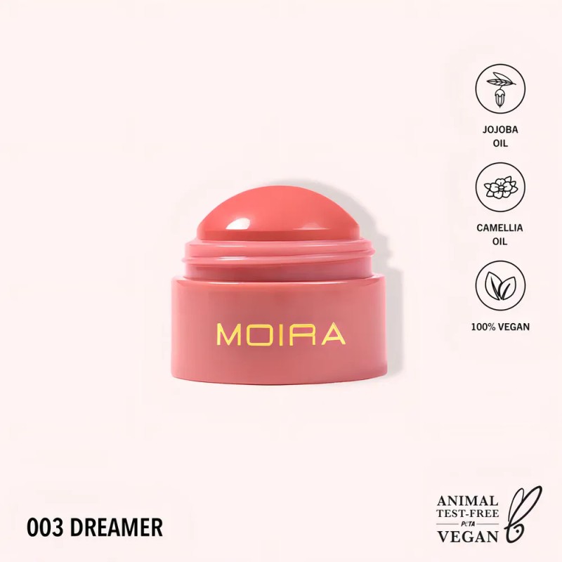 Rubor Moira Soft Blush Balm Tono Del Maquillaje 003 Dreamer