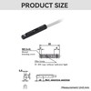 Drizzle 2PCS D-Z73 Air Cylinder Magnetic Reed Sensor Proximity Switch