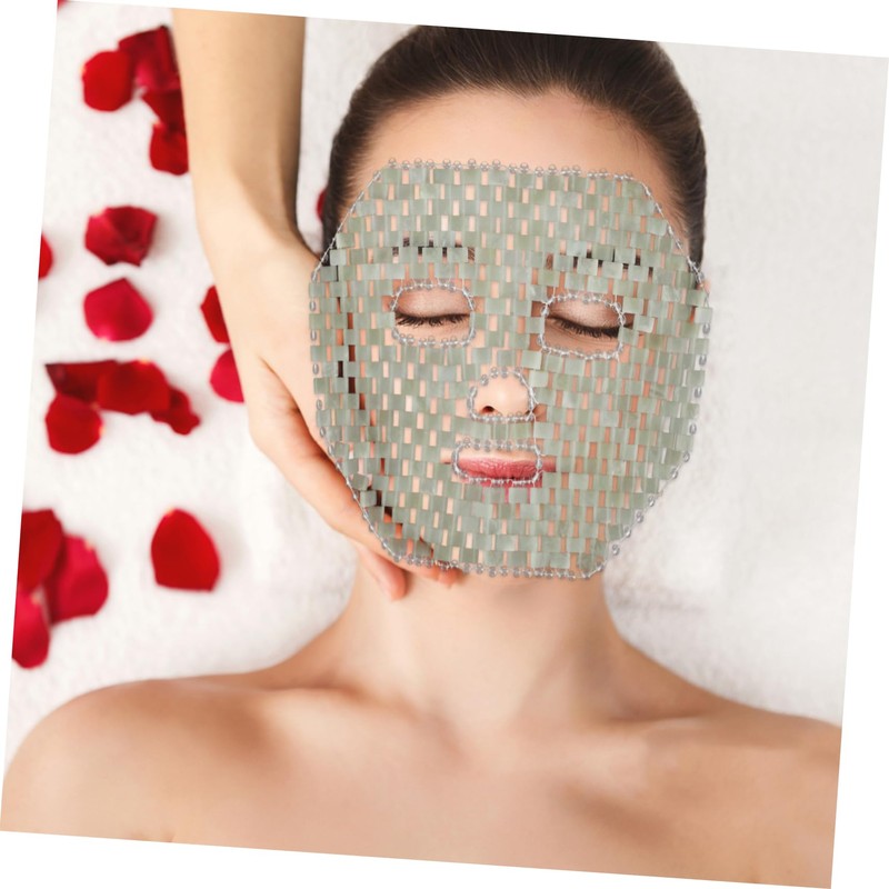 Outanaya Jade Cooling Mask for Face and Eyes Soothing Jade
