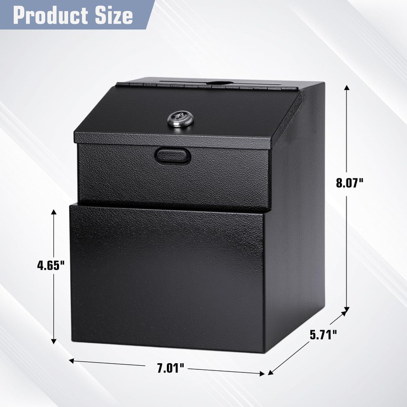 Suggestion Box with Slot and Lock & 50 Suggestion Sheets