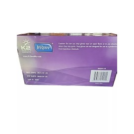 Inspire Stretch Vinyl Exam Gloves, Size M, 100 Count, Powder Free, INSSVG-M