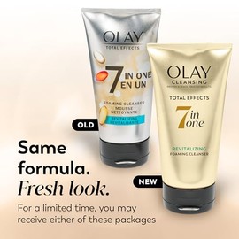 Foaming Face Wash by Olay Total Effects, Revitalizing Facial Cleanser, 5.0 Fluid Ounce (Pack of 3)