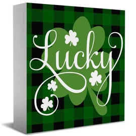 St Patricks Day Decor St Patrick Decorations for Home St Patrick'S Day Signs St Patricks Day Decorations for Table St Patricks Day Gifts for Coworkers 5 X 5 Inch