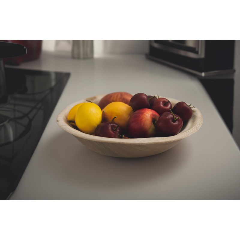 U'reca Organics Eco-Friendly Palm Leaf Bowls | 4" Round Bowl