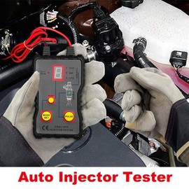 Roarrter Injector Tester Fuel Injector Tester Fuel System Scan Tool Gasoline Injector Tester Automotive DIY Cleaning Tool Kits