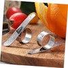 Mikinona 3 Sets 4pcs Sturdy Stainless Steel Peelers Citrus Peelers