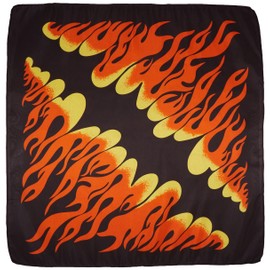 Beistle Flame Bandana, 6 x 6 x 0.2 Inch, Multicolored