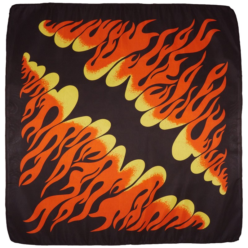 Beistle Flame Bandana, 6 x 6 x 0.2 Inch, Multicolored