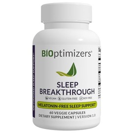 BIOptimizers Sleep Breakthrough Capsules - Natural Support Supplement | Calming Relief Aid for Adults | Non-Habit Forming | 60 Capsules