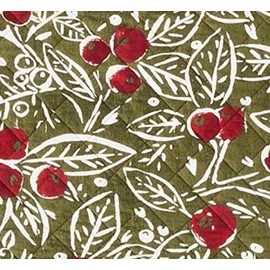 Threshold 100% Cotton Holiday Mistletoe Quilt  |  Full/Queen Size 88" x 92"
