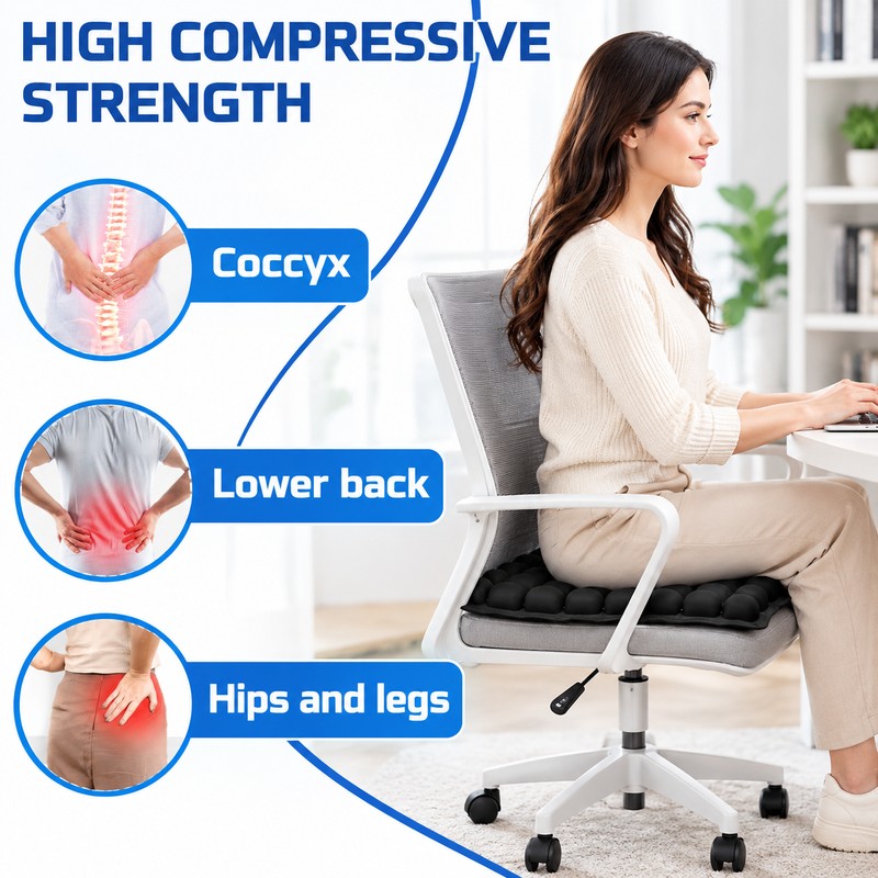 3D Air Cell Seat Cushion for Car, Office and Home