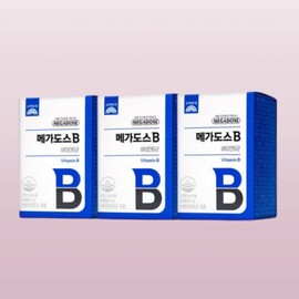 Goryeo Eundan Megados B Megados B Vitamin B 60 tablets 3 boxes 6 months supply Yoo Jae-seok Vitamin / 고려은단 메가도스B 매가도스B 비타민B 60정 3박스 6개월분 유재석비타민