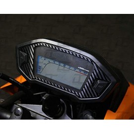 Decal Concepts Carbon Fiber Speedo Dash Cluster Accent Decal for Honda Grom (2014-2020) (Black Carbon Fiber)